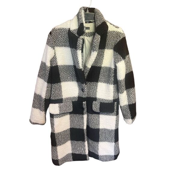 Shein Long Oversized Faux Fur Jacket Sz S NWOT - Picture 1 of 7